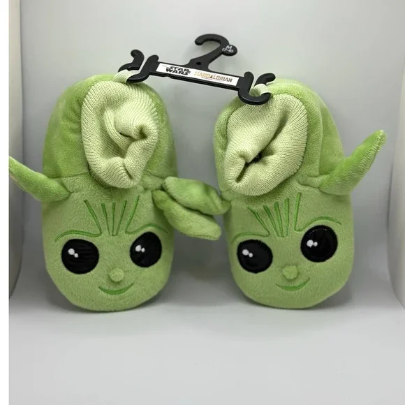 Baby yoda slippers hot sale